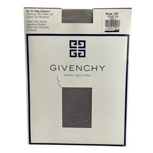 Givenchy Body Gleamers Pantyhose Silver Fox Style 157 Shimmery Size A NIB